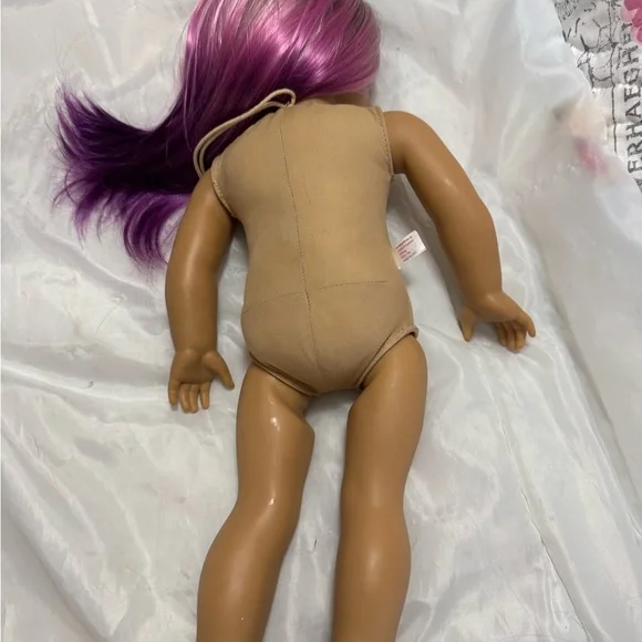 American Girl Purple and White Cheerleader Doll - Picture 9 of 12